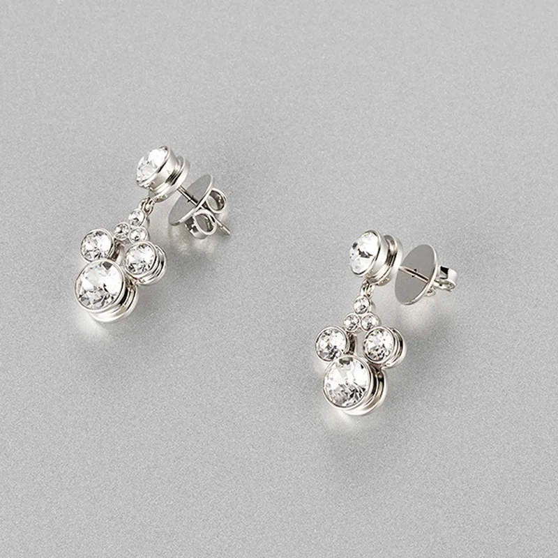 

2020 New Fashion Charm Sterling Silver Original 1:1 Copy, Cute Mouse Stud Earrings Women Luxury Jewelry Gifts
