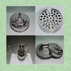 Silvertone нержавеющая сталь Причастие 2 шт лотки с 1 крышкой и 1 набор хлебных тарелок и 1 шт фланец