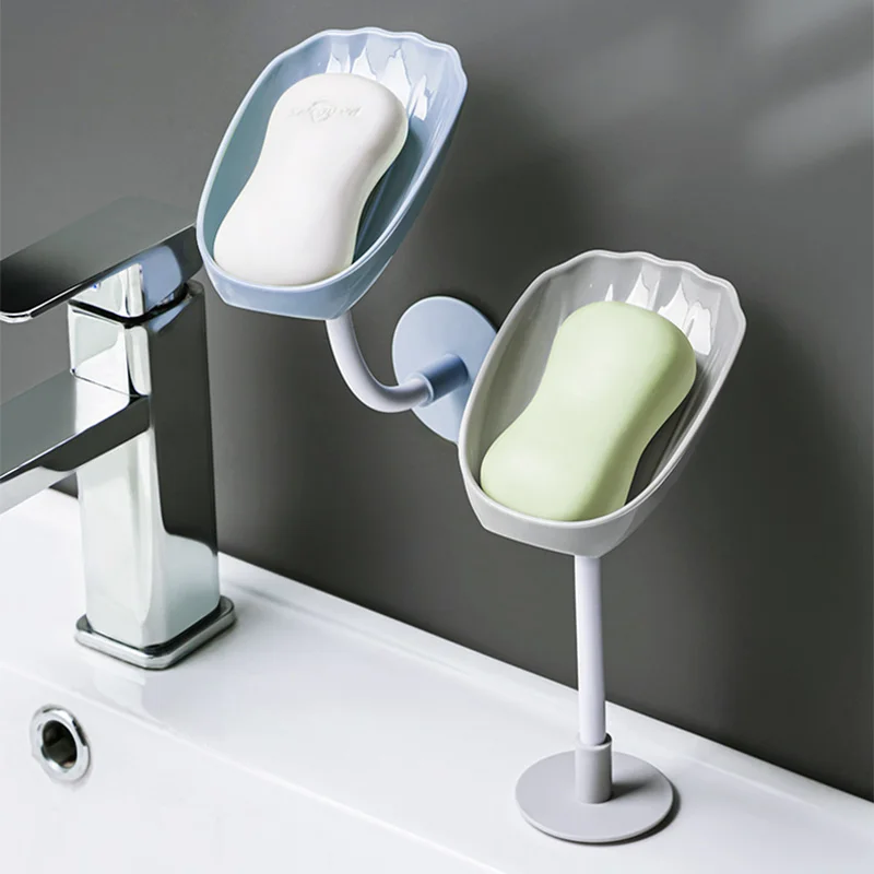 

1PC Drain Soap Box High Quality Creativity Bendable Soap Dish Bathroom Accessories Shower Supplies Travel Organizer Case