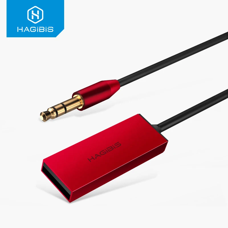 Беспроводной bluetooth-приемник hagios, аудиоприемник 3,5 мм, автомобильный Aux bluetooth-адаптер для динамиков, наушников, Hands-free