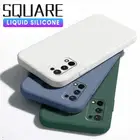 Роскошный квадратный чехол для телефона Samsung Galaxy A32 A42 5G A51 A71 M31 M51 A02S A21S S20 S21 с датчиком для прибавления жидкости Силиконовый противоударный чехол