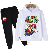 super mario childrens clothes hoodie trousers boys girls clothes hoodie teen costumes autumn boys games anime costumes