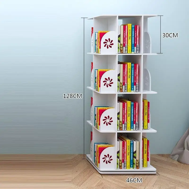 

Decoratie Dekoration Ladder Mueble De Madera Rotate Rotatable Home Furniture Bookcase Libreria Scaffale Rack Book Shelf Case