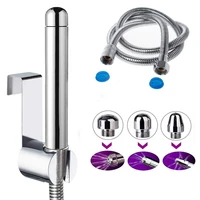 head stainless steel bidet faucets rushed anal douche shower cleaning enemator enema metal anal cleaner butt plugs tap portable