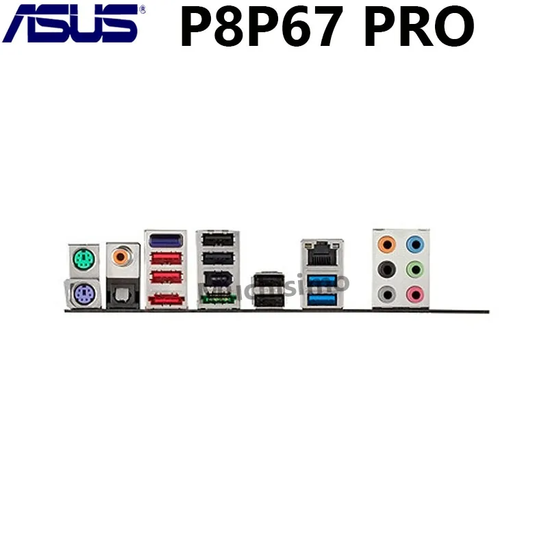 Материнская плата Asus P8P67 PRO 100% оригинал Core i7 i5 i3 LGA1155 DDR3 32 Гб USB2.0 USB3.0 Настольная