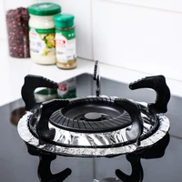 10pcs gas stove protectors oil proof pad square round heat resistant liner clean mat pad kitchen cookware accessories