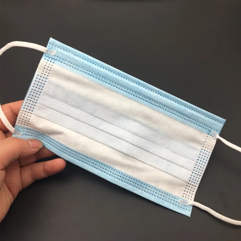50 шт Прямая поставка одноразовые анти-пылезащитные Маски Рот Корейская Синяя