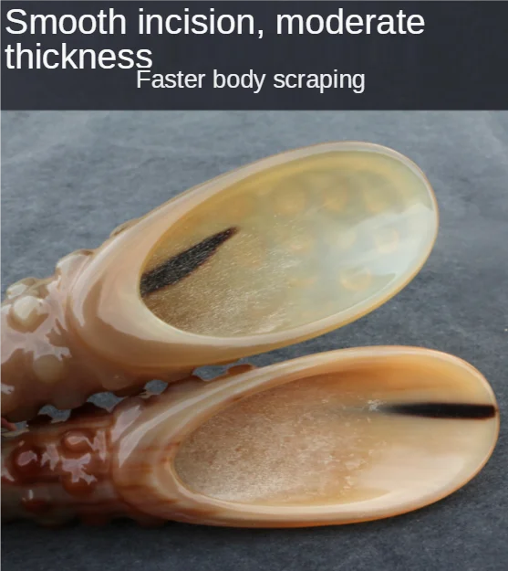 Скребок для массажа трубка соскабливания бочка терапии чайная ложка полая