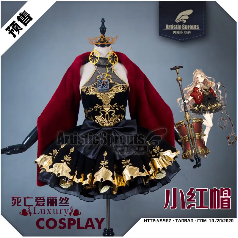 2020 New SINoalice ALICE Red Hat Holy Professional Dress Lolita Dress Cosplay Costume