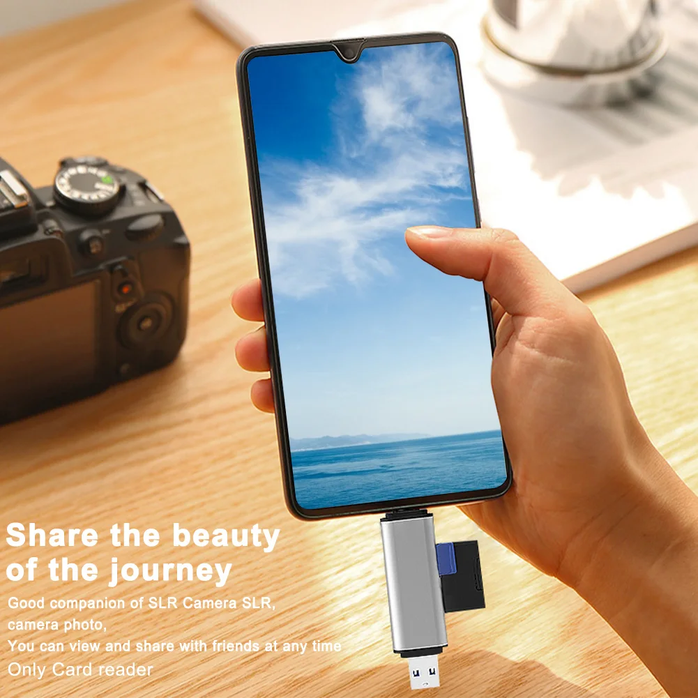 Кардридер Mini Type C Прочный USB 3 0 кардридер ноутбук телефон для SD TF высокоскоростной