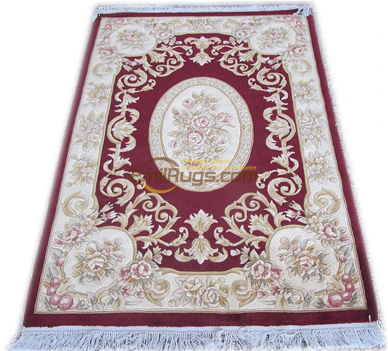 

chinese aubusson carpetswool large carpet plush rug french knotted Plush savonery Made To Order rug for living room
