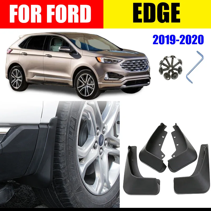 

2019-2021 4 pcs FOR Ford EDGE Mudflap splash mudguards Fender Mud flaps Guard Fenders Mudguard car accessories auto styline