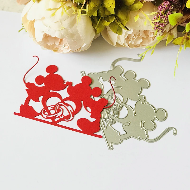 Металлические Вырубные штампы вырезанные свадебные парные фотообои для