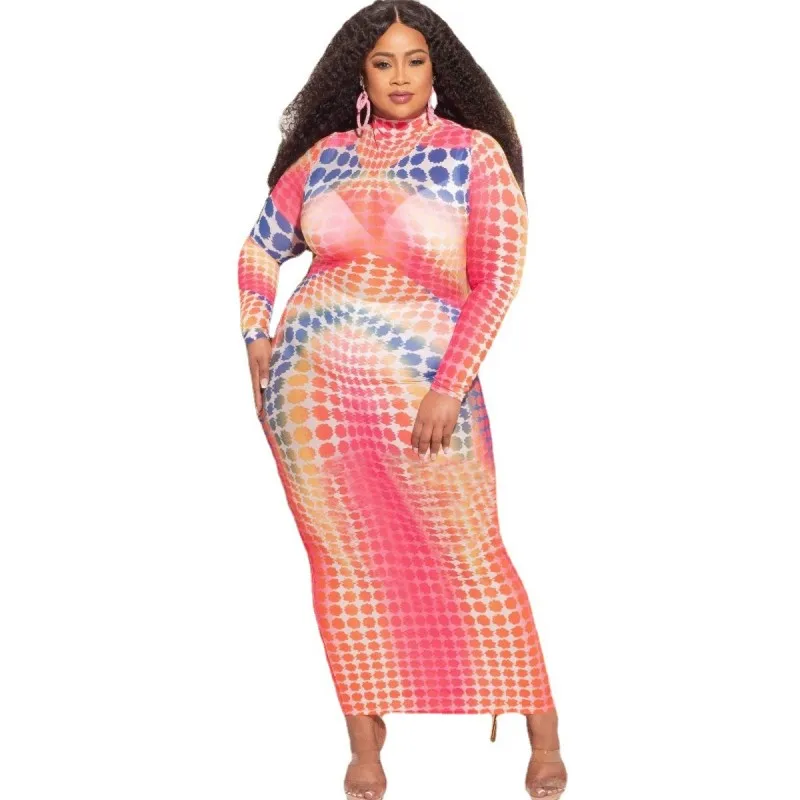 

3XL 4XL Plus Size African Dresses For Women Dress Autumn Dashiki Long Sleeve Maxi Dresses Africa Clothing Robe Big Size 5XL