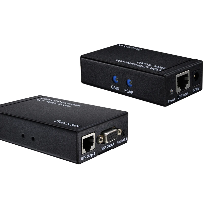 Сетевой удлинитель VGA Cat5e Cat6 кабеля 300 м UTP адаптер Vga Мини усилитель