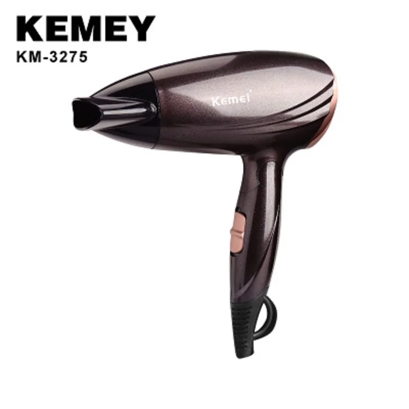 

Профессиональный складной фен для волос kemei 3275, высокая мощность 2000 Вт, 2 в 1, с функцией горячего воздуха, отрицательными ионами