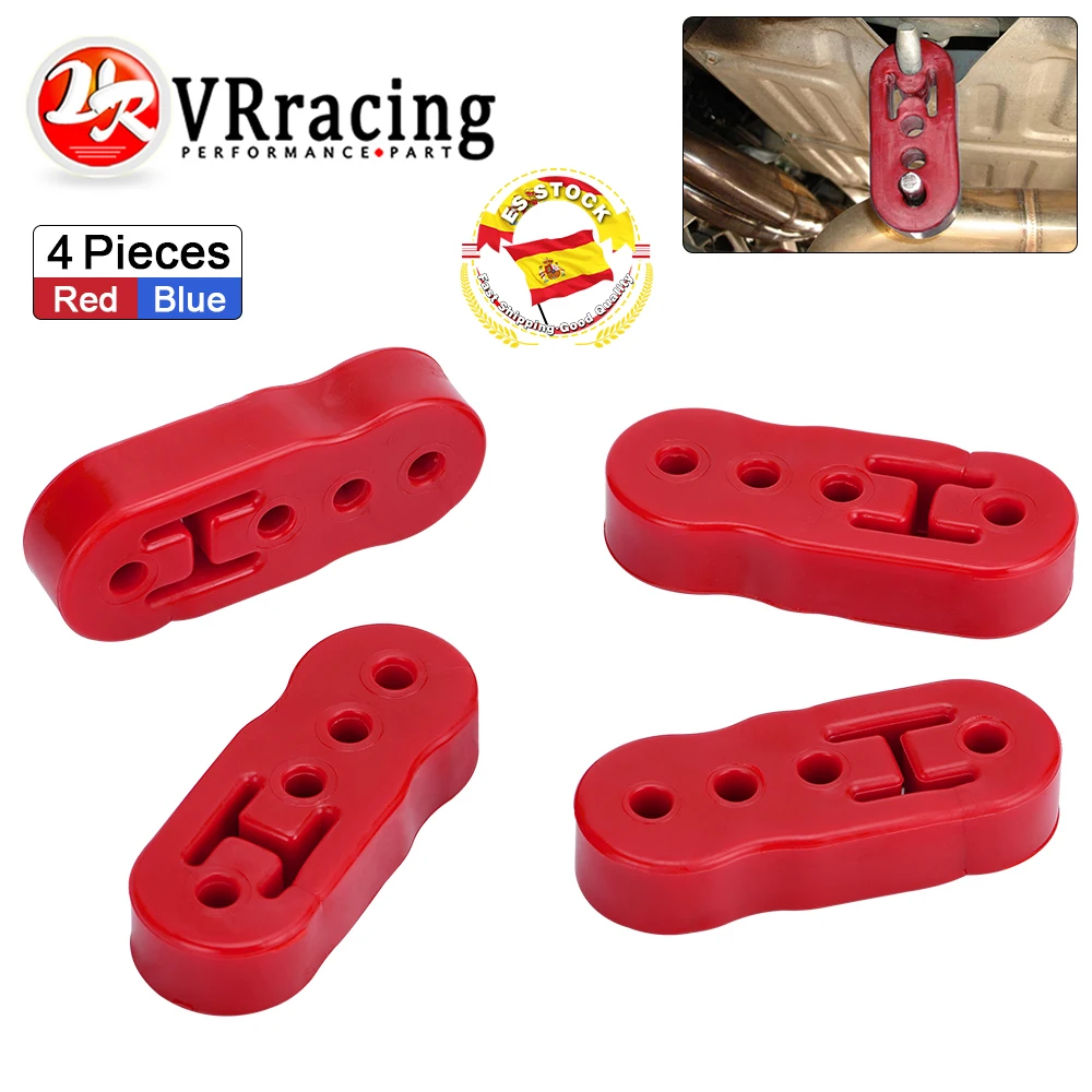 Универсальный 4 глушитель с отверстиями изолятор вешалка для выхлопной трубы