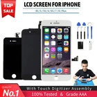 Сенсорный экран с дигитайзером в сборе для iPhone 6, 6S, 7, 8 Plus, 6P, 6SP, 7P, 8 P, iPhone 4S, 5, 5SE, сменный дисплей + Инструменты + ТПУ, ЖК-экран AAA