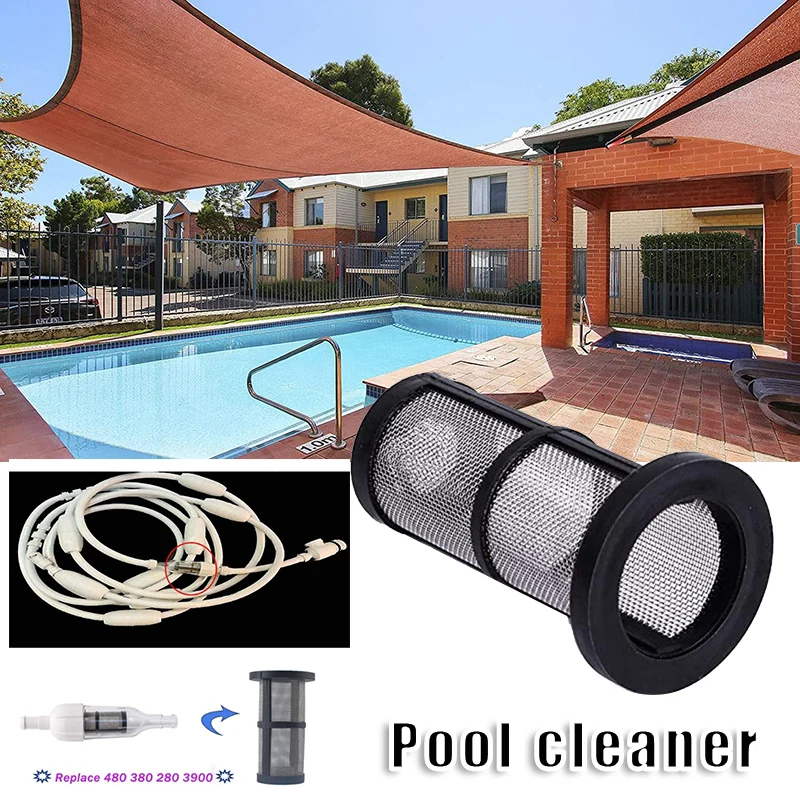 

Portable in-Line Filter Screen Durable Fine Mesh Filter Replaceable Pool Accessories for Pool Cleaner 2021