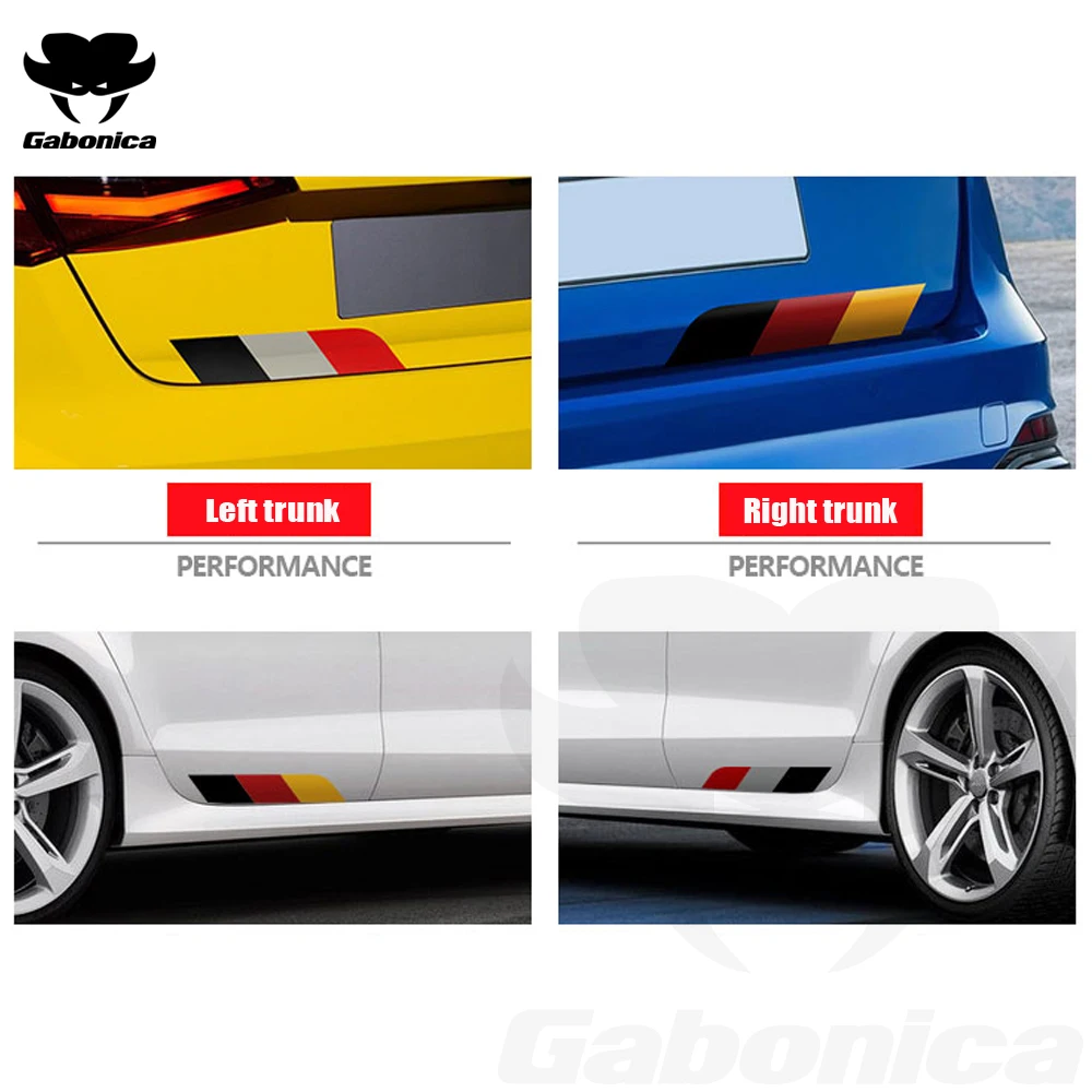 2 шт. автомобильные наклейки для Audi TT A3 A4 A5 A6 A7 A8 B5 B6 B7 B8 8P C6 C5 C7 Q2 Q3 Q5 Q7 Q8 RS4 RS6