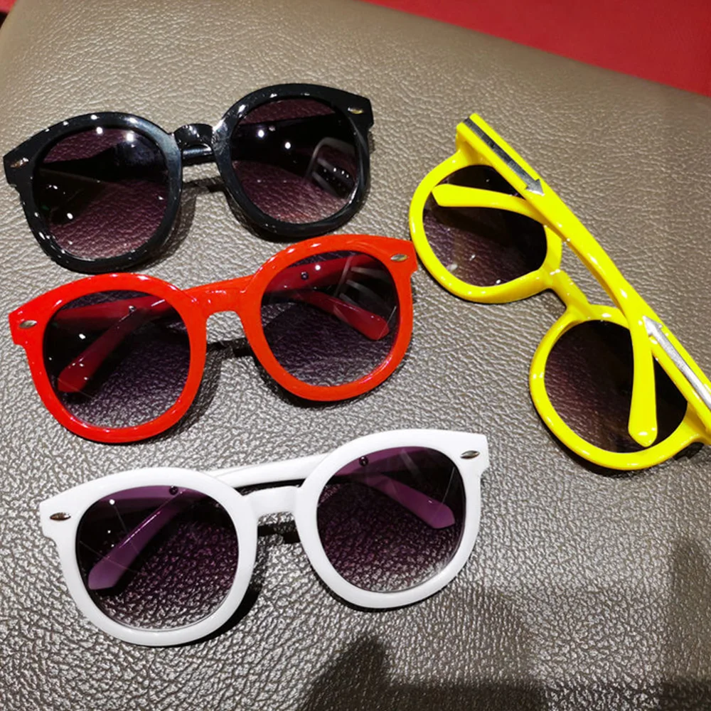 

New Brand Kids Sunglasses Boys And Girls Fashion Glasses Baby Eyewear UV Protection Children's Round New Frame Eyeglasses