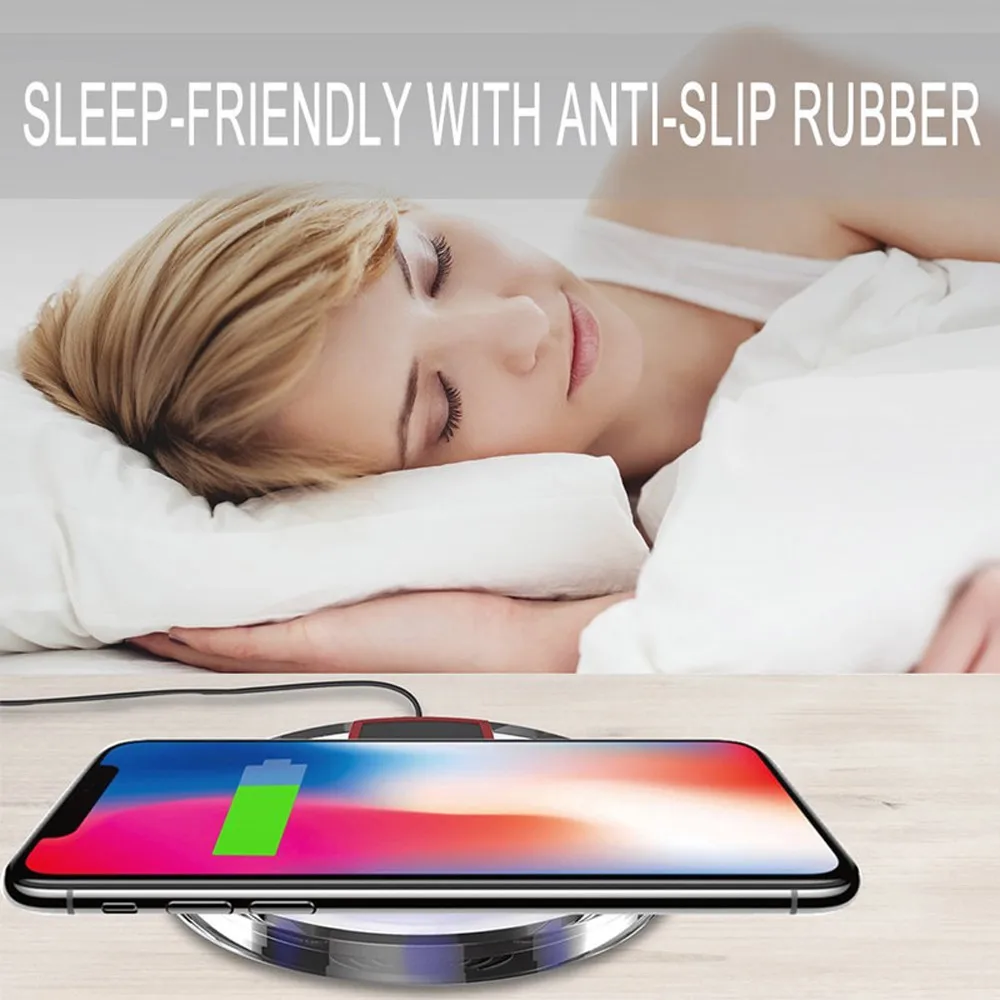 Qi Беспроводное зарядное устройство для samsung Note5 Iphone huawei LG Nokia Light 8PLUS 8 XR X XSMAX XIAOMI 9 |
