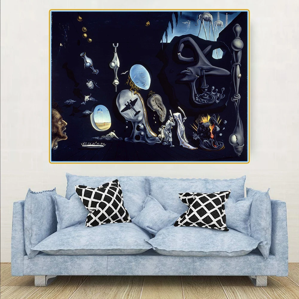 Citon Salvador Dali Uranium and Atomica Melancholica Idyll Canvas Холст Картина маслом художественное
