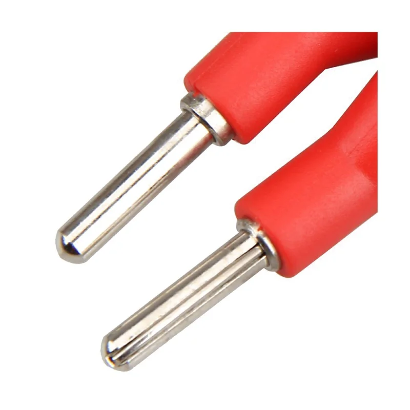 4 шт. двойной мм разъем типа банан Штекерный силиконовый Тестовый Кабель M/M 1