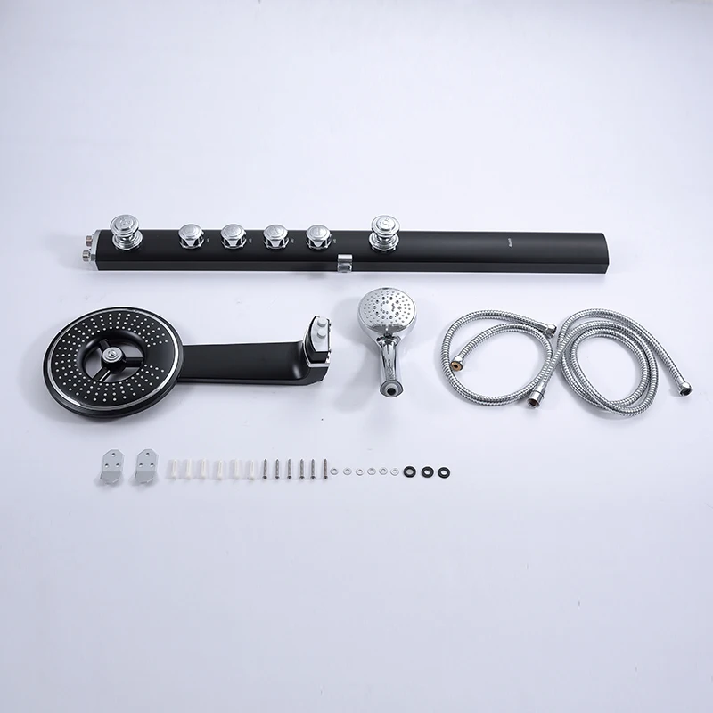 Набор смесителей для душа в ванную комнату настенный кран Водопад дождевая