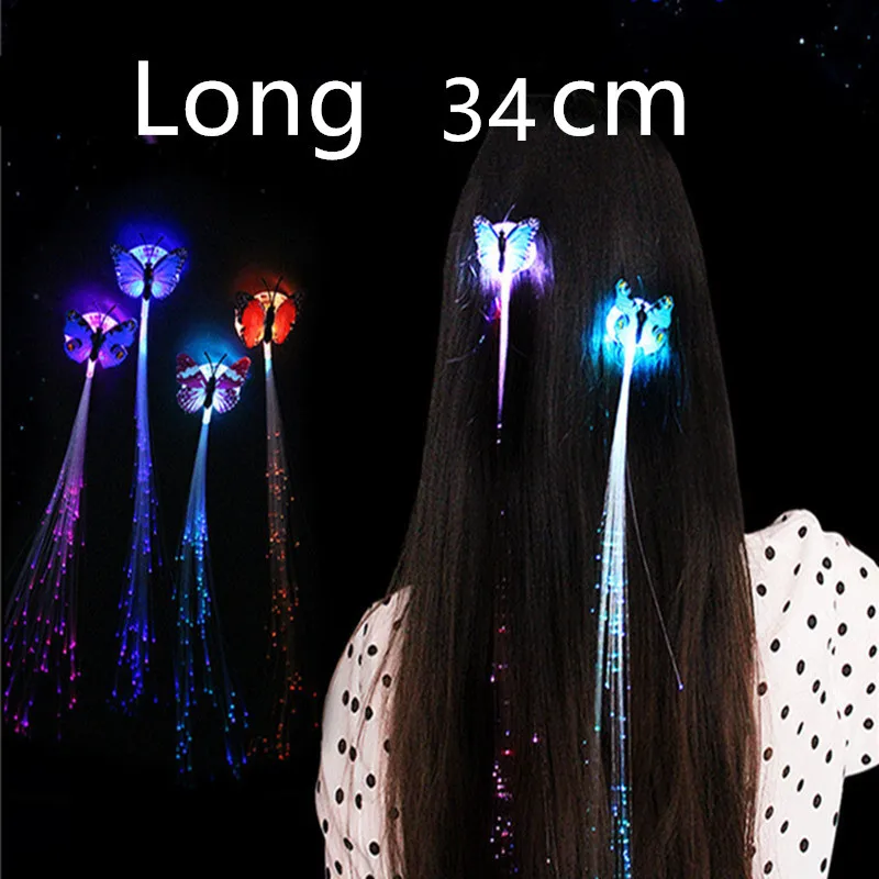 3 шт./лот светодиодный светильник для волос излучающий волоконно оптический