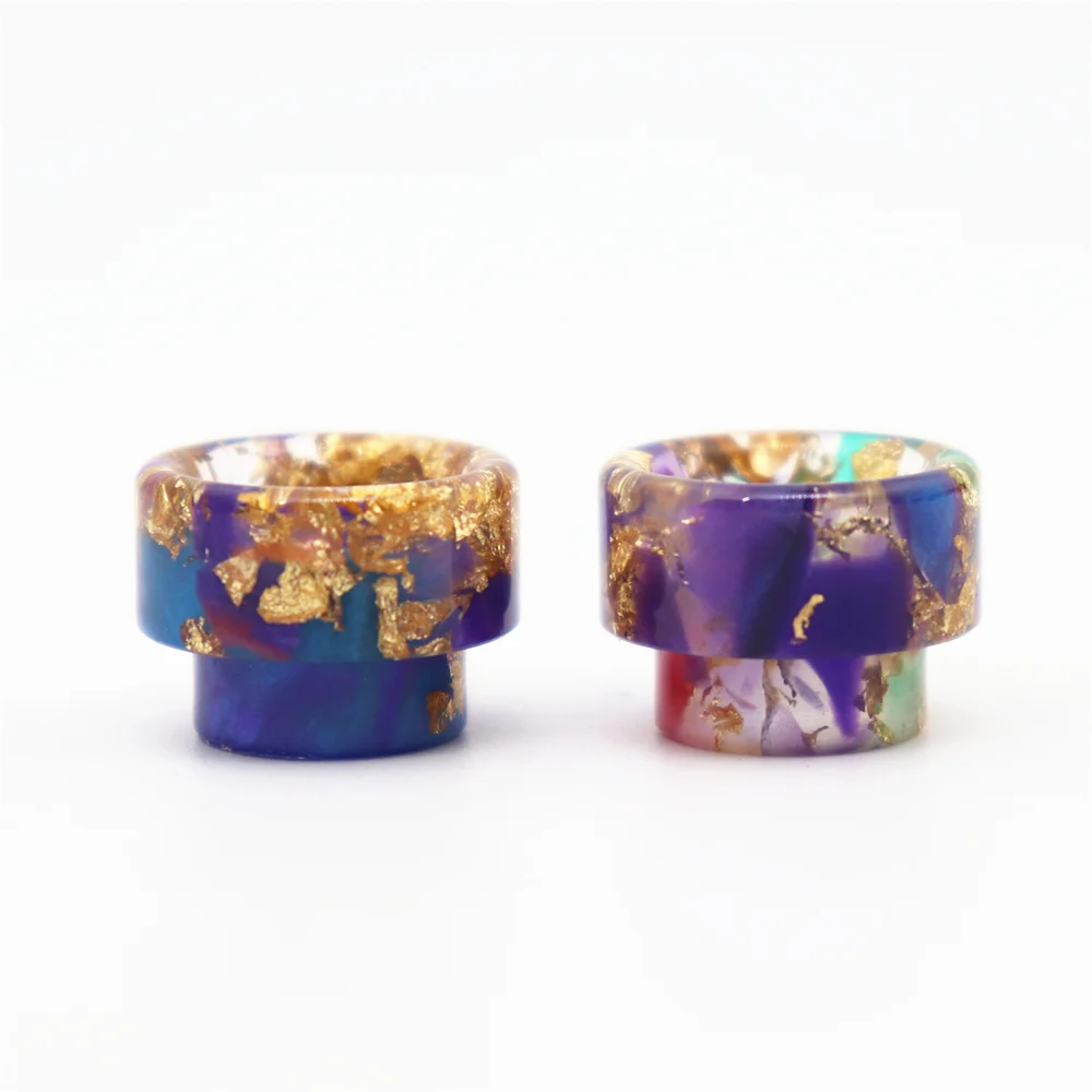 

2PCS YUHETEC 810 Gold Spot Resin Drip Tip for VandyVape Widowmaker RDA/Pulse V2 RDA/Bonza V1.5/Pyro V2 RDTA