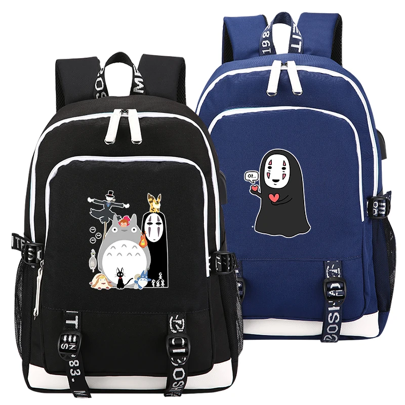 Горячая Унесенные призраками без уход за кожей лица Человек печати Рюкзак Kawaii