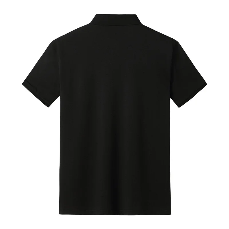 

Summer 2021 new men's fat plus size business casual Lapel short sleeve T-shirt