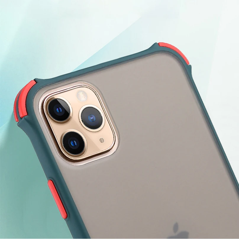 Матовый противоударный чехол для Iphone 11 Pro Xs Max X Xr, Жесткий ПК, прозрачный чехол на заднюю панель для Iphone 7, 8, 6s, 6 Plus, противоударный чехол