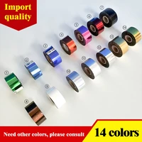 various sizes gold silver foil rolls leather paper hot foil stamping paper heat transfer anodized gilded paper note color