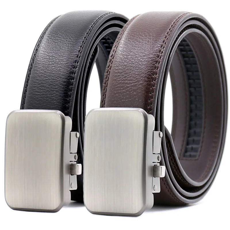 Ремень мужской из натуральной кожи деловой Повседневный Пояс с функциональной
