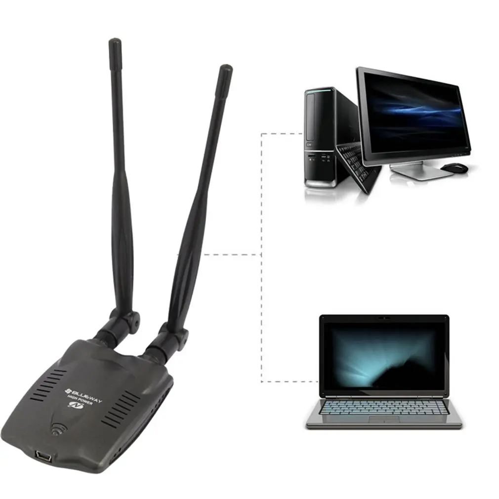 

3000mW high power wireless network card network adapter wifi receiver 3070 chip dual antenna BT-N9100