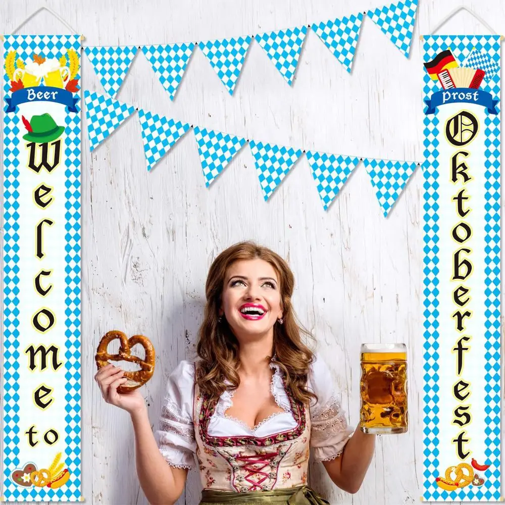 Немецкий баннер на Октоберфест подвесной флаг баварское пиво фестиваль