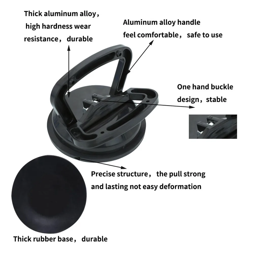 

Glass Objects Moving Dent Puller Aluminum Alloy Tiles Granite Handle Lifter Strong Mirror Suction Cup Car Repair Tool Removal