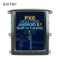 aotsr tesla 12 1%e2%80%9d vertical screen android 8 1 car dvd multimedia player carplay gps navigation for toyota lander cruiser lc100