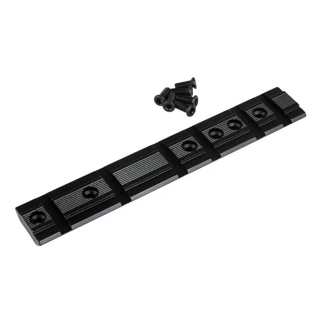 

F002 Diy 11Mm / 20Mm Dovetail Weaver Picatinny Rail Mount Adapter Converter Scope Aluminum Alloy Base For Hunting