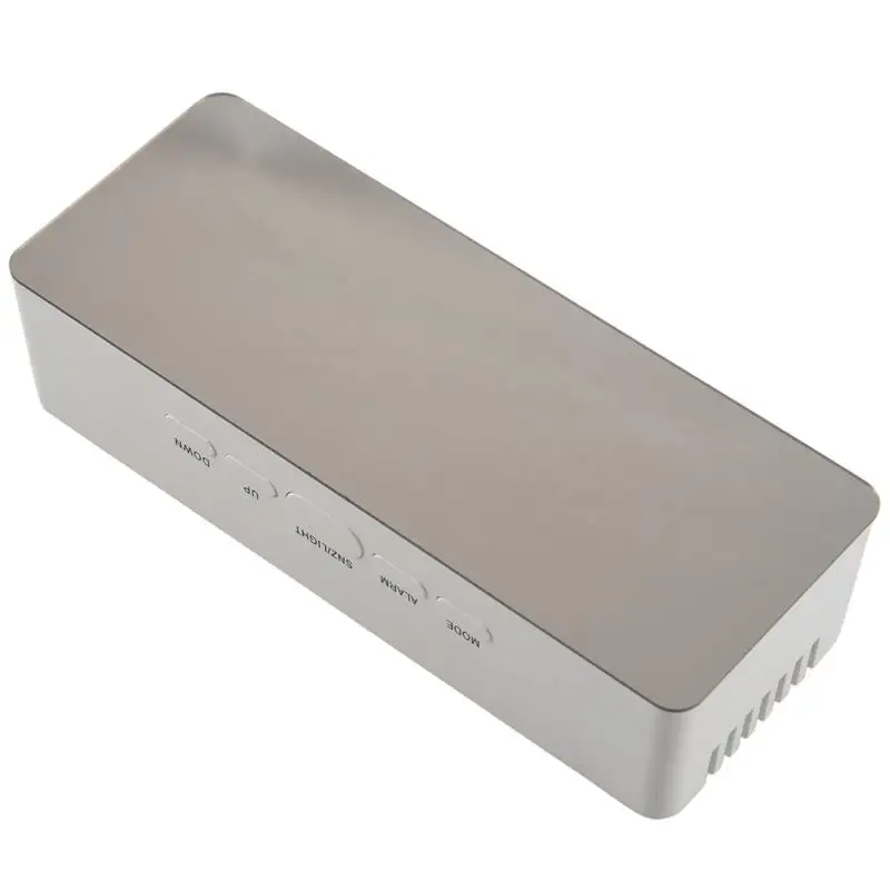 Светодиодный Будильник Multi Функция цифровой электронный светодиодный Зеркало