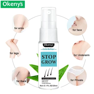 20 мл мощный Перманентный безболезненный спрей для удаления волос остановить рост волос ингибитор сокращения поры кожи Гладкая восстанавливающая эссенция H110