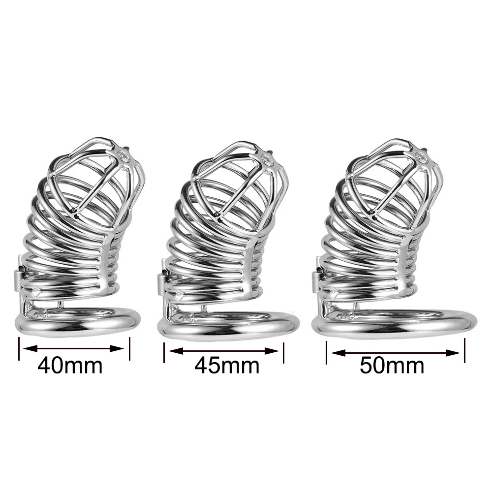 Мужской пенис замок из нержавеющей стали клетка для пениса Chasity Эротическое