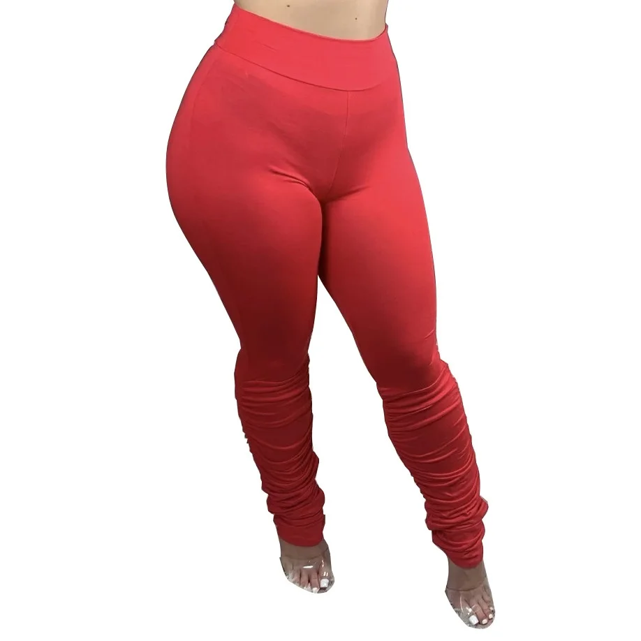 Женские штаны карго черные леггинсы для бега плиссированные брюки с высокой