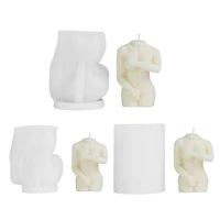3d body fragrance candle mold human body silicone mold art female body candle mold human shape aromatherapy plaster mold