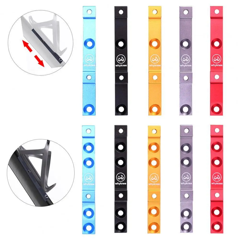 

Bicycle Bottle Holder Adapter Stability Anti-oxidation Vibrant Color Bicycle Bottle Cage Hole Position Adjuster for Bike