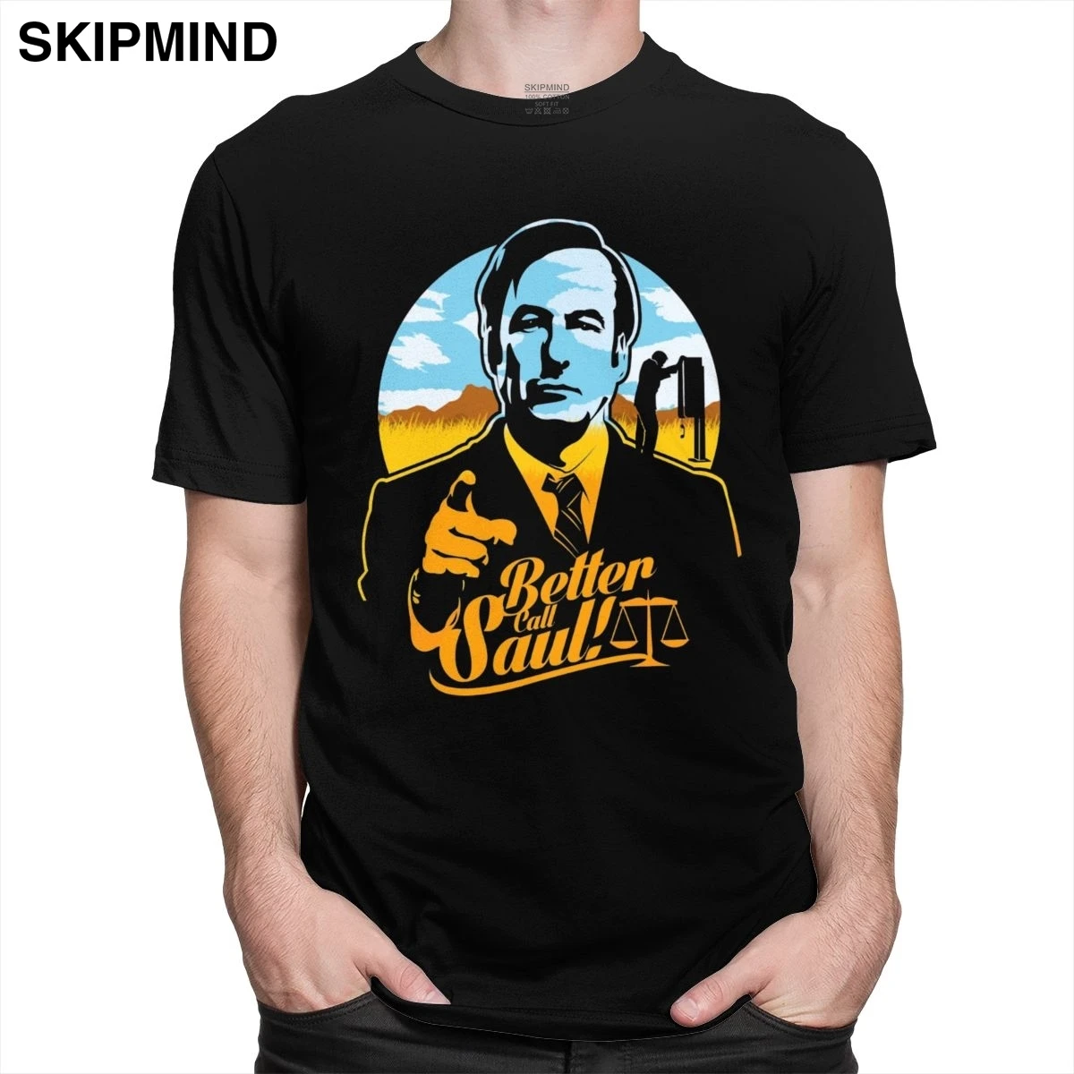 Breaking Bad футболка для мужчин натуральный хлопок лучше звоните Солу с короткими