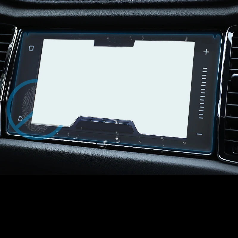 Lsrtw2017 HD Автомобильный Gps навигационный экран против царапин закаленная пленка для Skoda Karoq интерьерные молдинги аксессуары наклейка