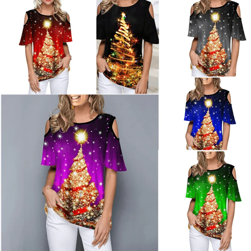 

Женская футболка с коротким рукавом, с принтом